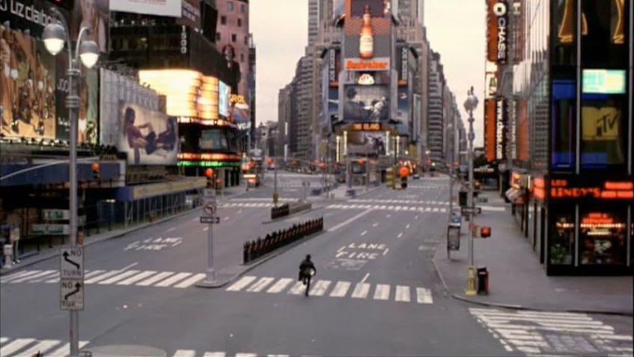 "Emptiness". Imagem produzida para o filme Vanilla Sky (2001).